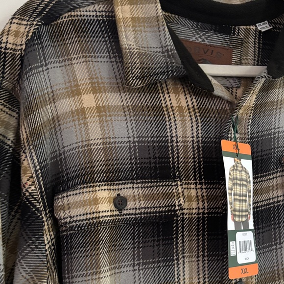 Orvis Black and Tan Plaid Shirt - Picture 5 of 6
